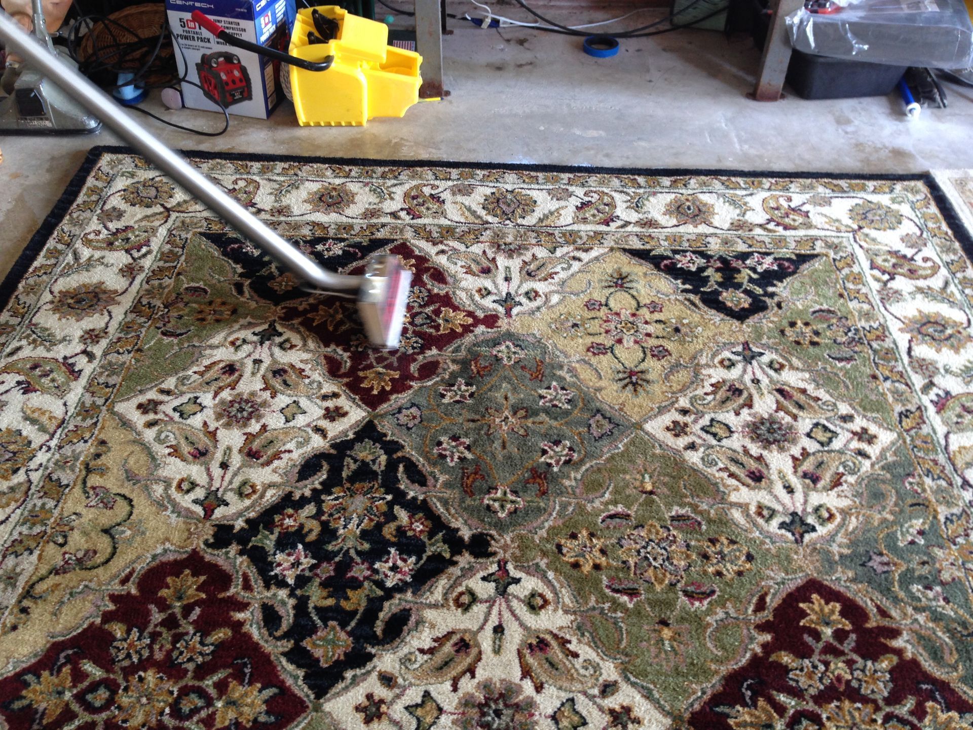On site area rug cleaning in Palm Beach County