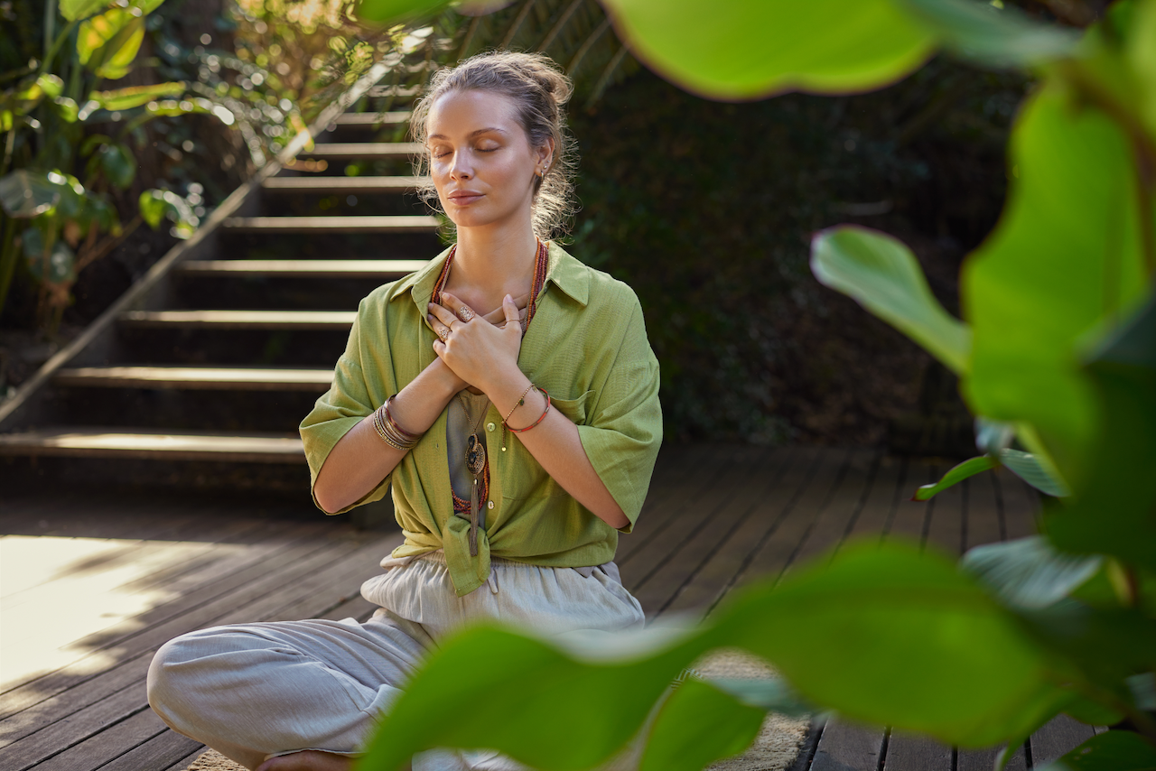 Young woman enjoying being alive