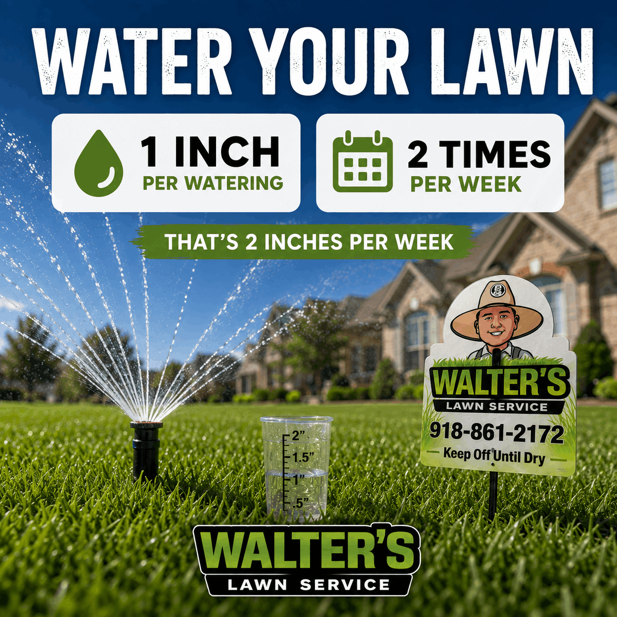 How Much Should You Water Your Lawn During an Oklahoma Drought?