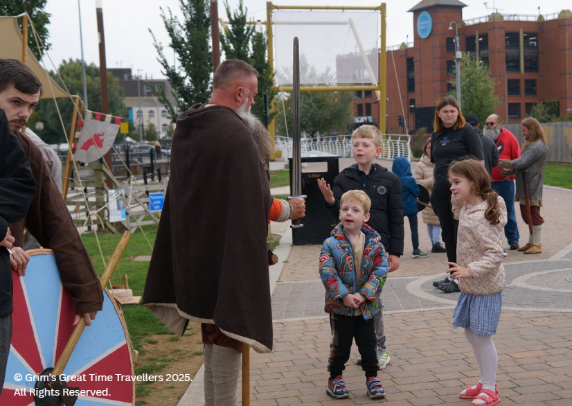 Viking of Havelok meets children at our latest event