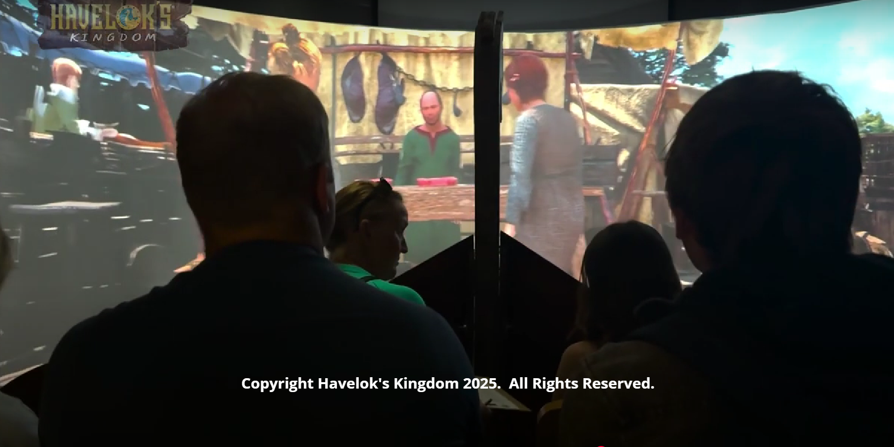 HAVELOK longship with family enjoying the immersive viking ride