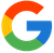 Google multicolor “G” logo on a white background