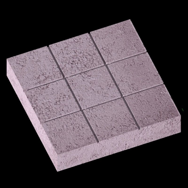 Adoquín Cuadro Cuadriculado  de 30X30 cm.