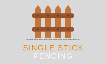Single Stick Fencing logo