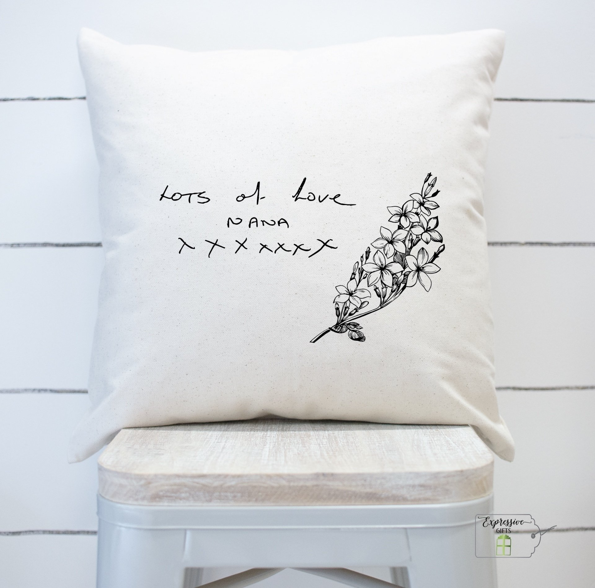 handwriting cushion