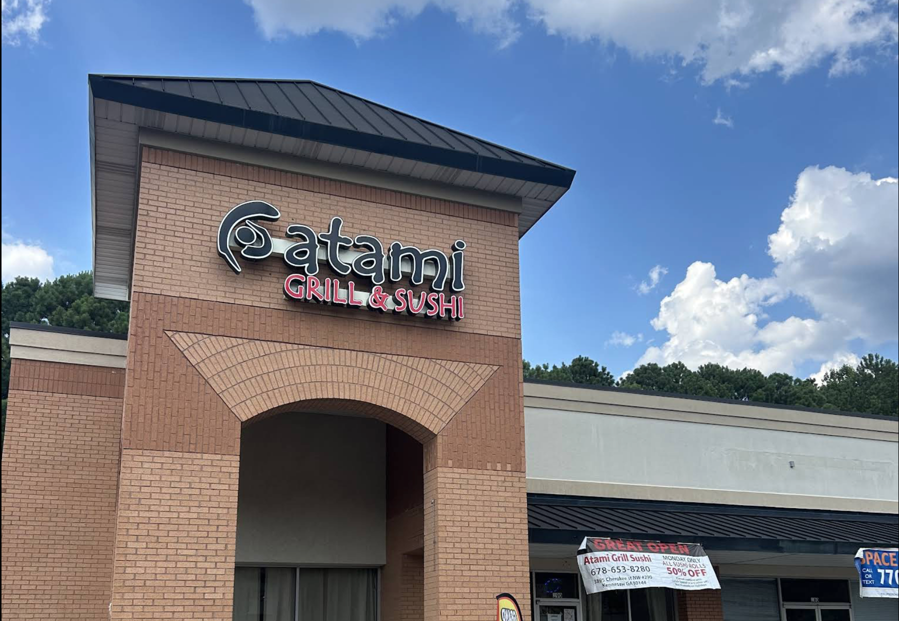 Outside of Atami Kennesaw