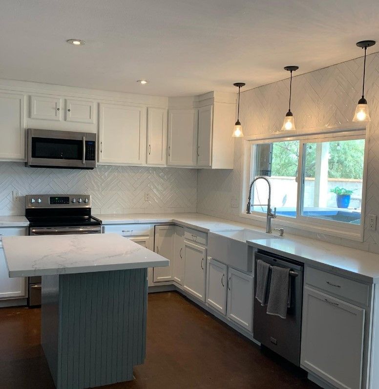 Light Transitional Kitchen Remodel by Casa Nova: Development Remodeling & Design LLC project photo