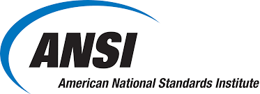El logo del Instituto Nacional Americano de Estándares.