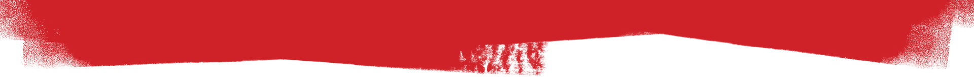 Red and white abstract brush strokes across a horizontal banner.