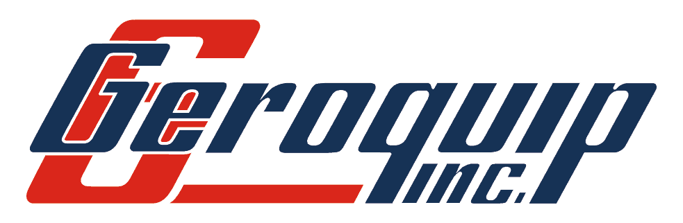 Un logo pour une entreprise appelée geroquip inc.