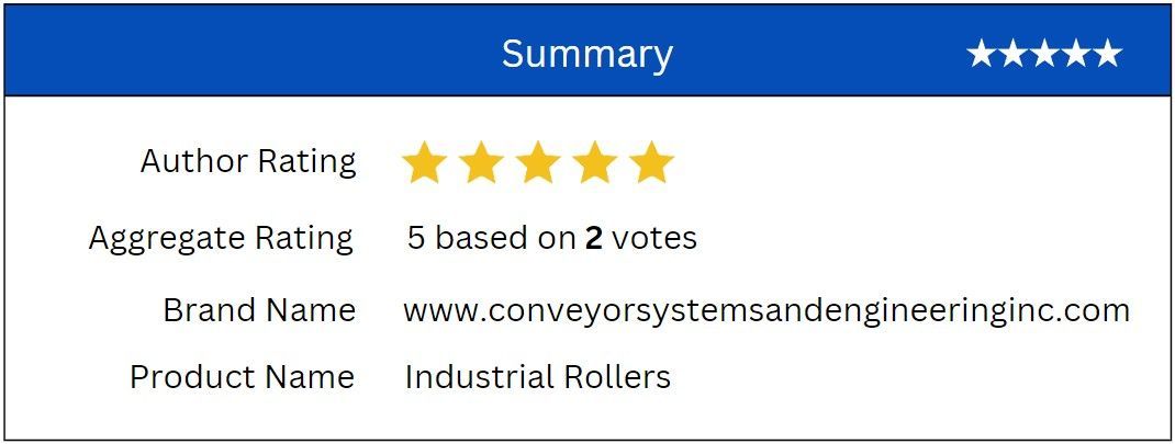 summary industrial rollers