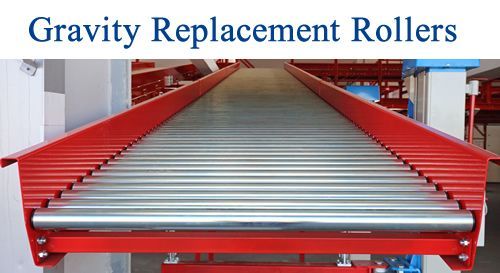 gravity replacement rollers