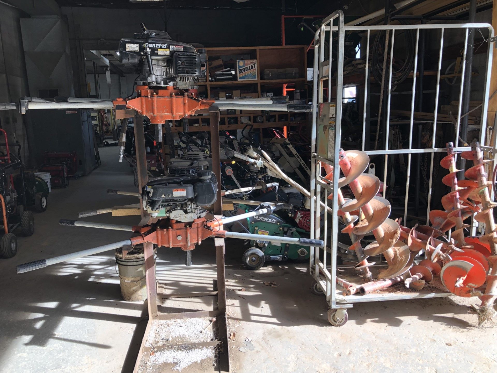 Augers on the Floor — Martinsville, VA — Handy Rentals, Inc.