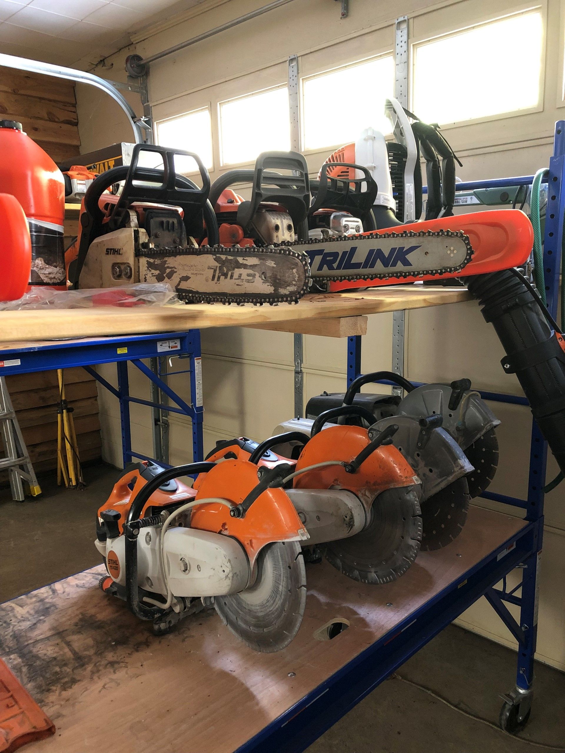 Carpenter Using a Mitre Saw — Martinsville, VA — Handy Rentals, Inc.