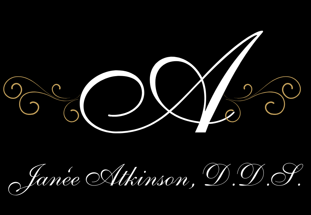 White script