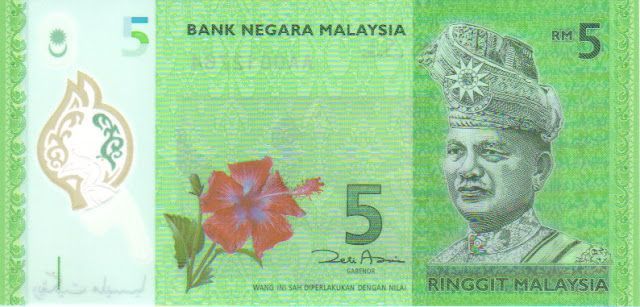 5 Ringgit Malaysia