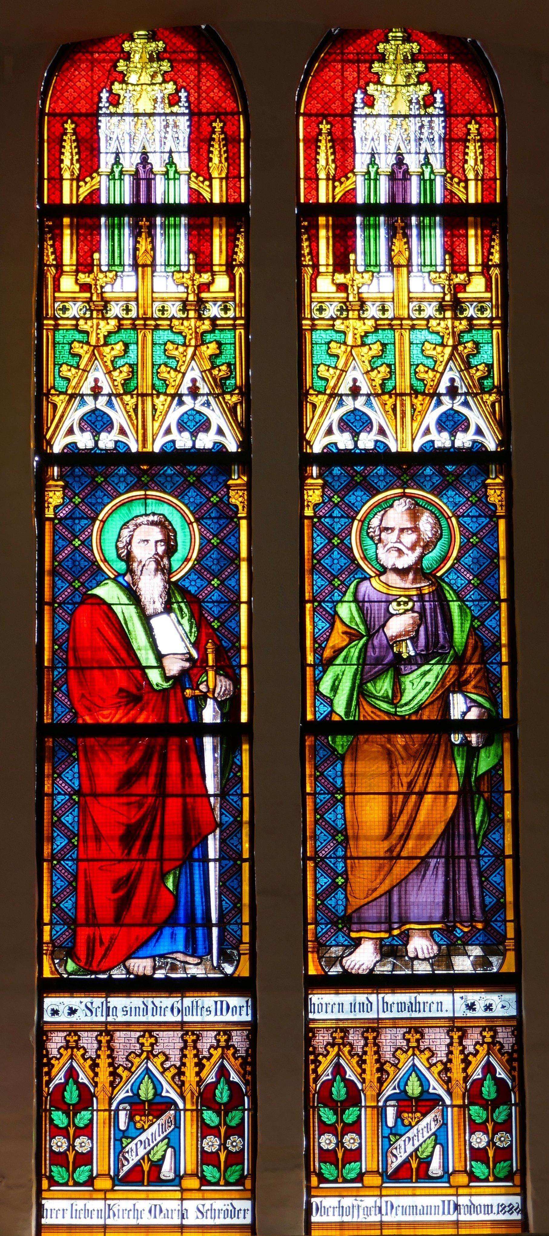 Glasfenster St. Marienkirche Klütz