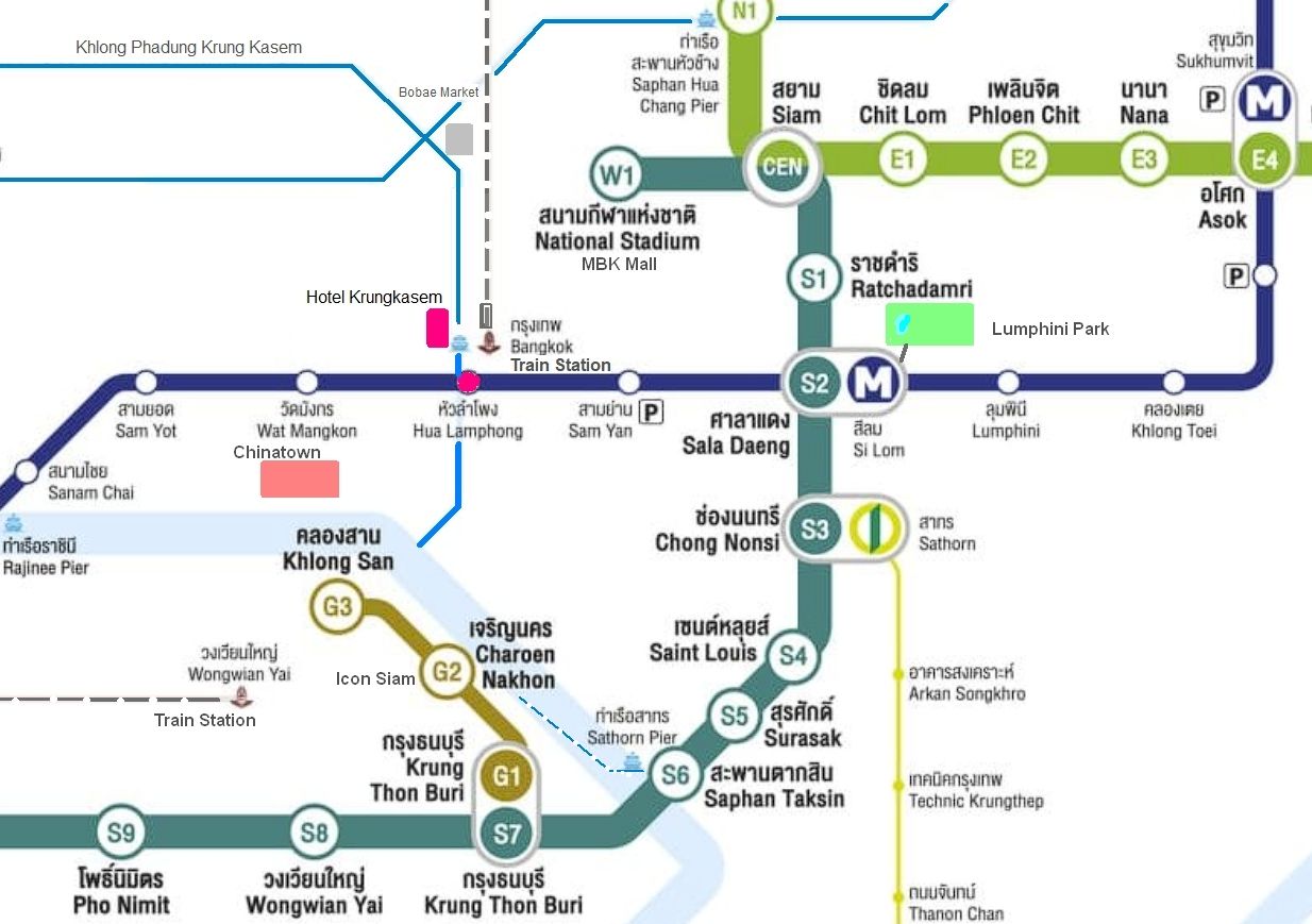 MRT Blue Line Bangkok