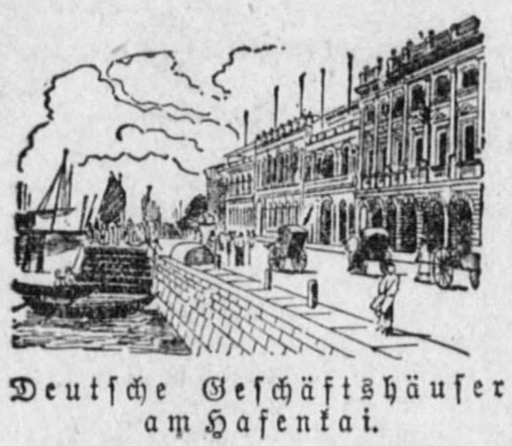 Scranton Wochenblatt, 03.03.1904 Penang Deutsche Geschäftshäuser 1904