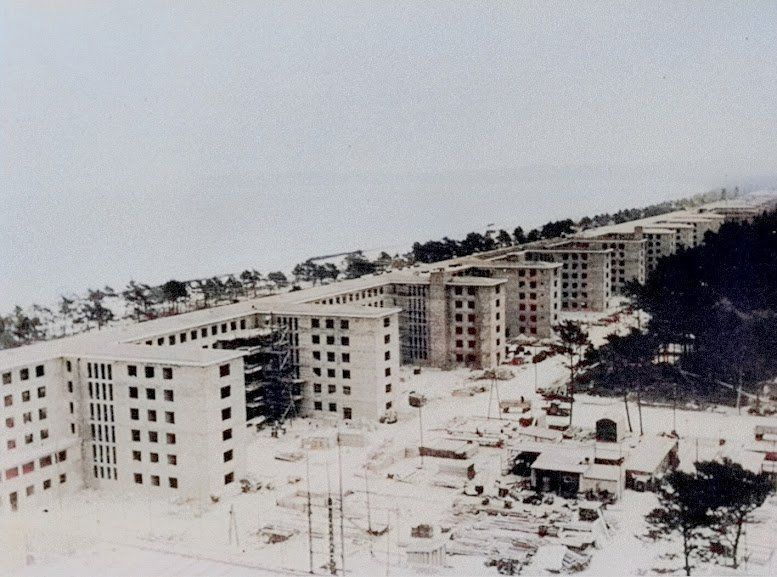 Prora, ca. 1939 - nachträglich eingefärbt (Quelle: Bundesarchiv, Bild 146-1998-22A)