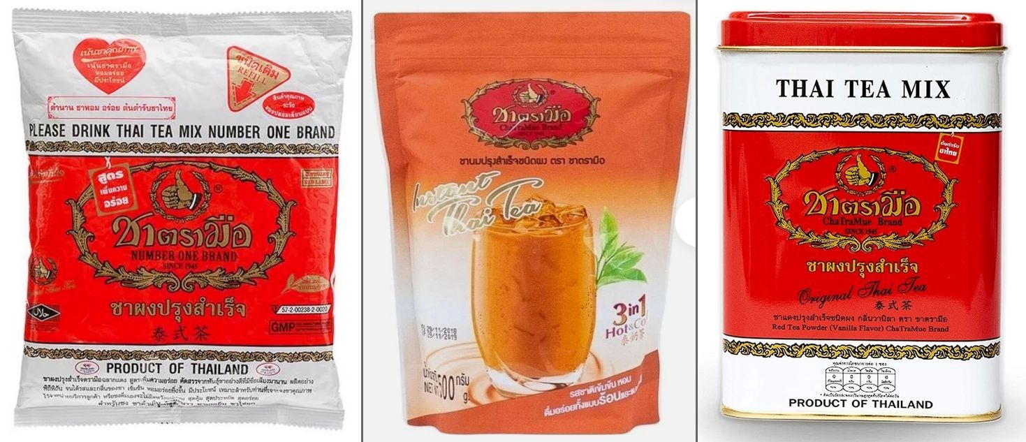 Thai Tea Lose, Sachet und Teebeutel