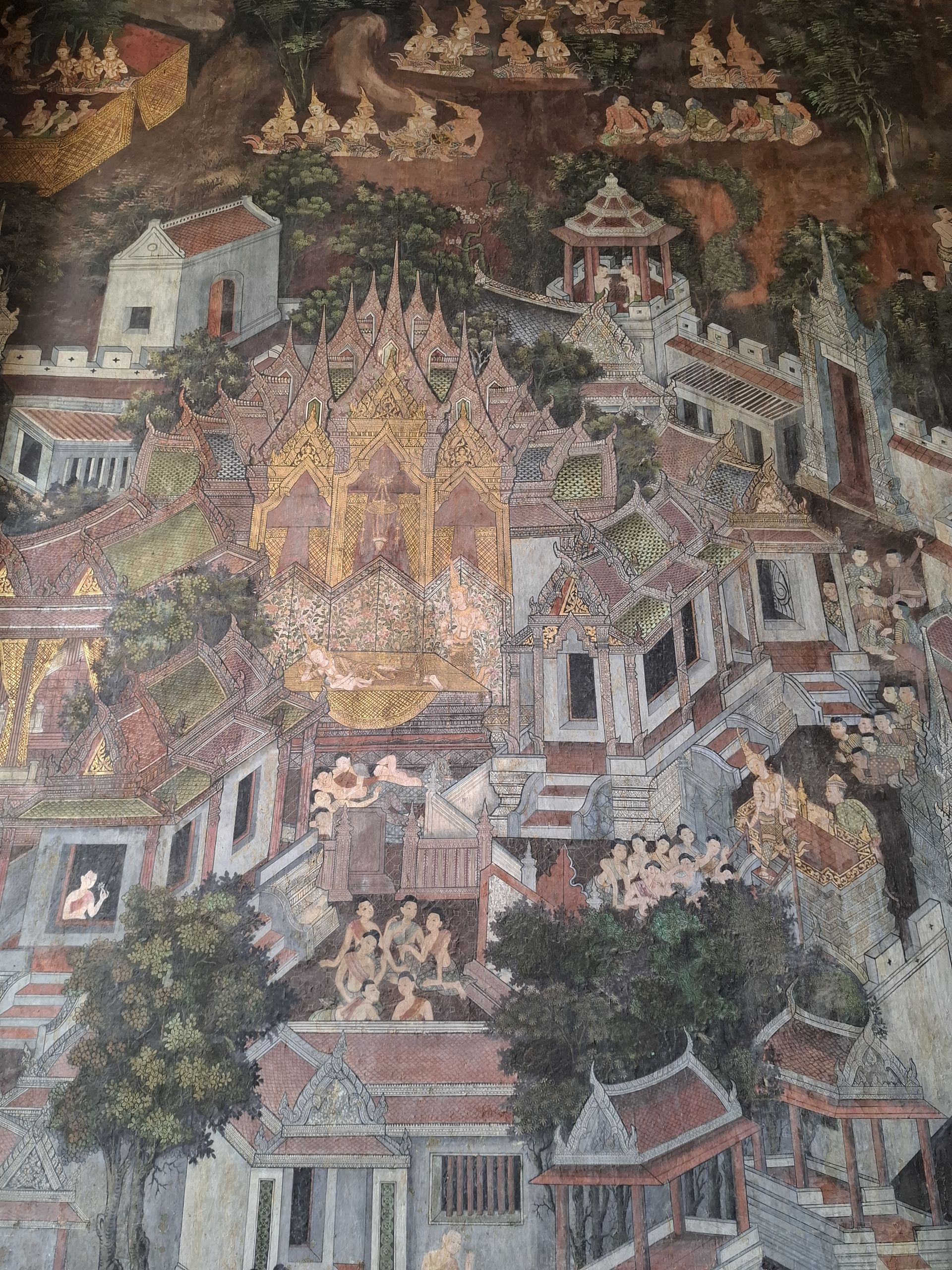 Wandmalereien Wat Suthat Bangkok