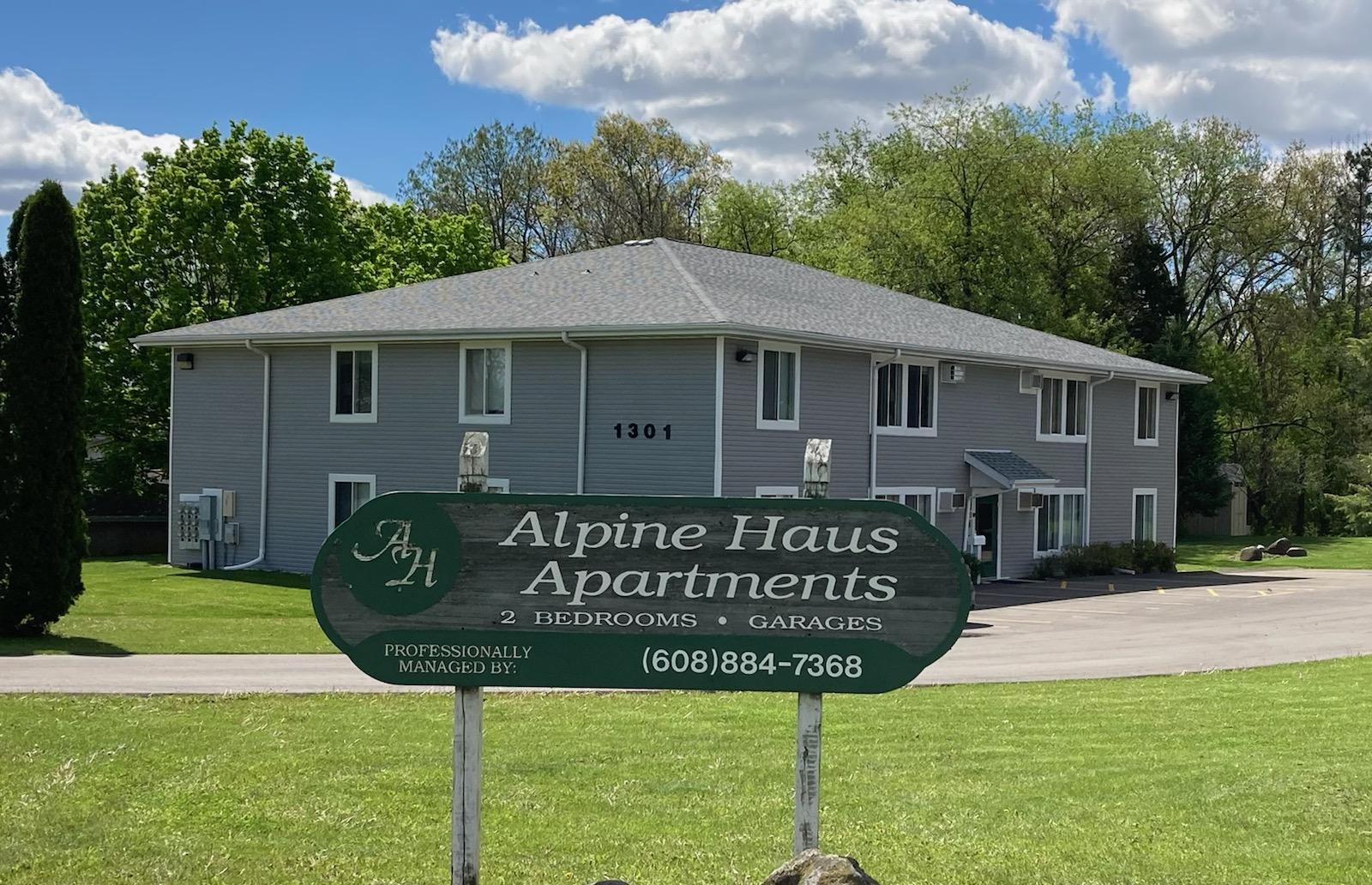 alpine house sign