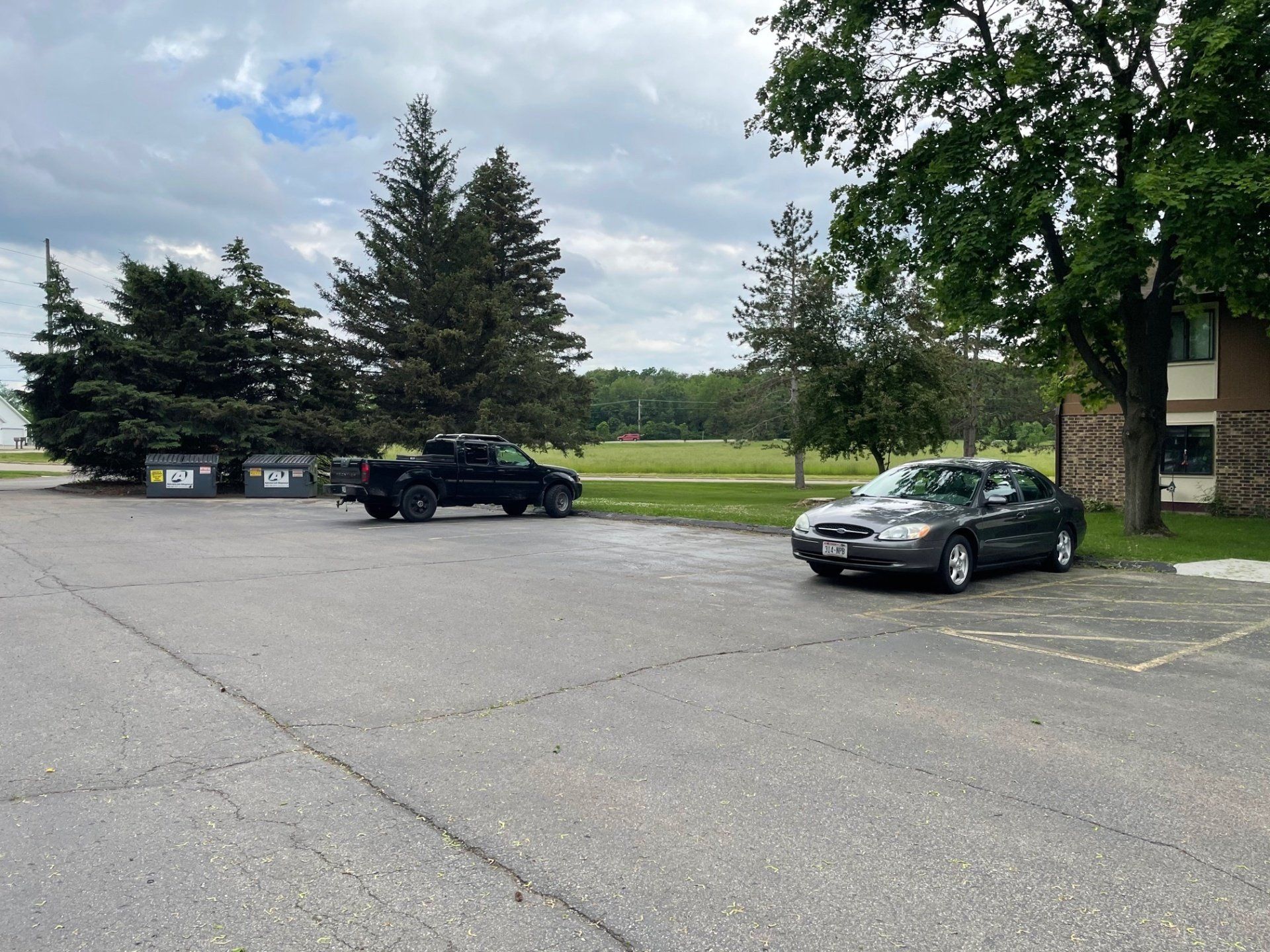 West Meadow Apartments parking lot