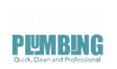 Teal plumbing logo with the tagline &ldquo;Quick, Clean and Professional&rdquo;