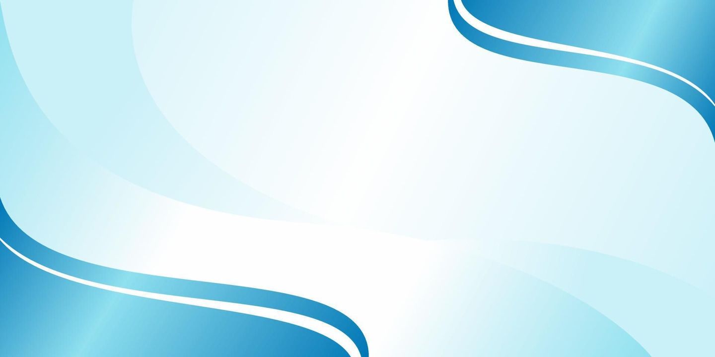 Abstract light blue and white wavy background with curved lines