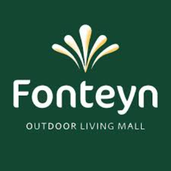 Fotheby logo with white text on a dark green background. A flower-like design is above the name.
