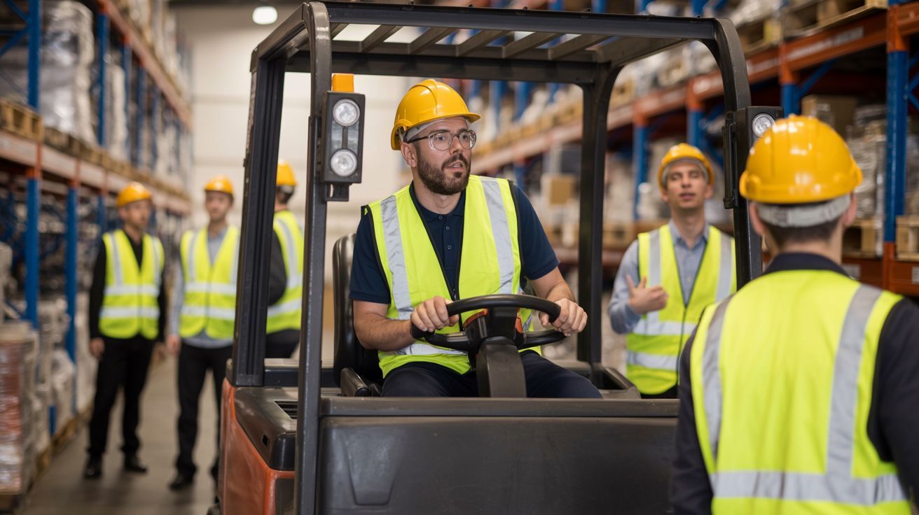 High-risk sector worker under operational pressure