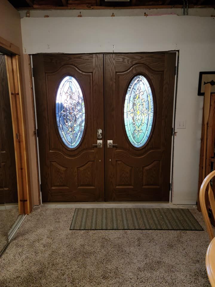 Newly Installed Double Door