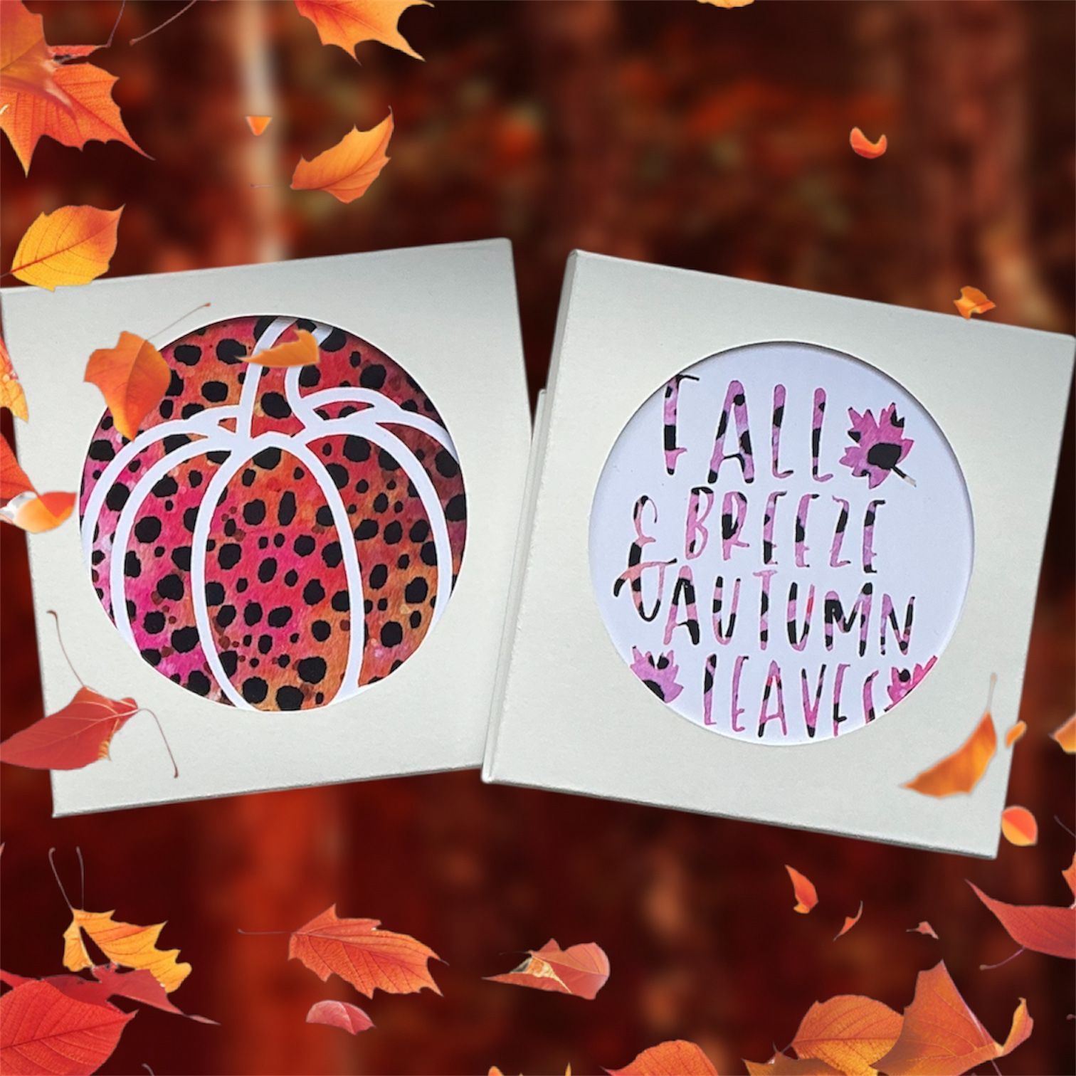 Fall Coaster Set