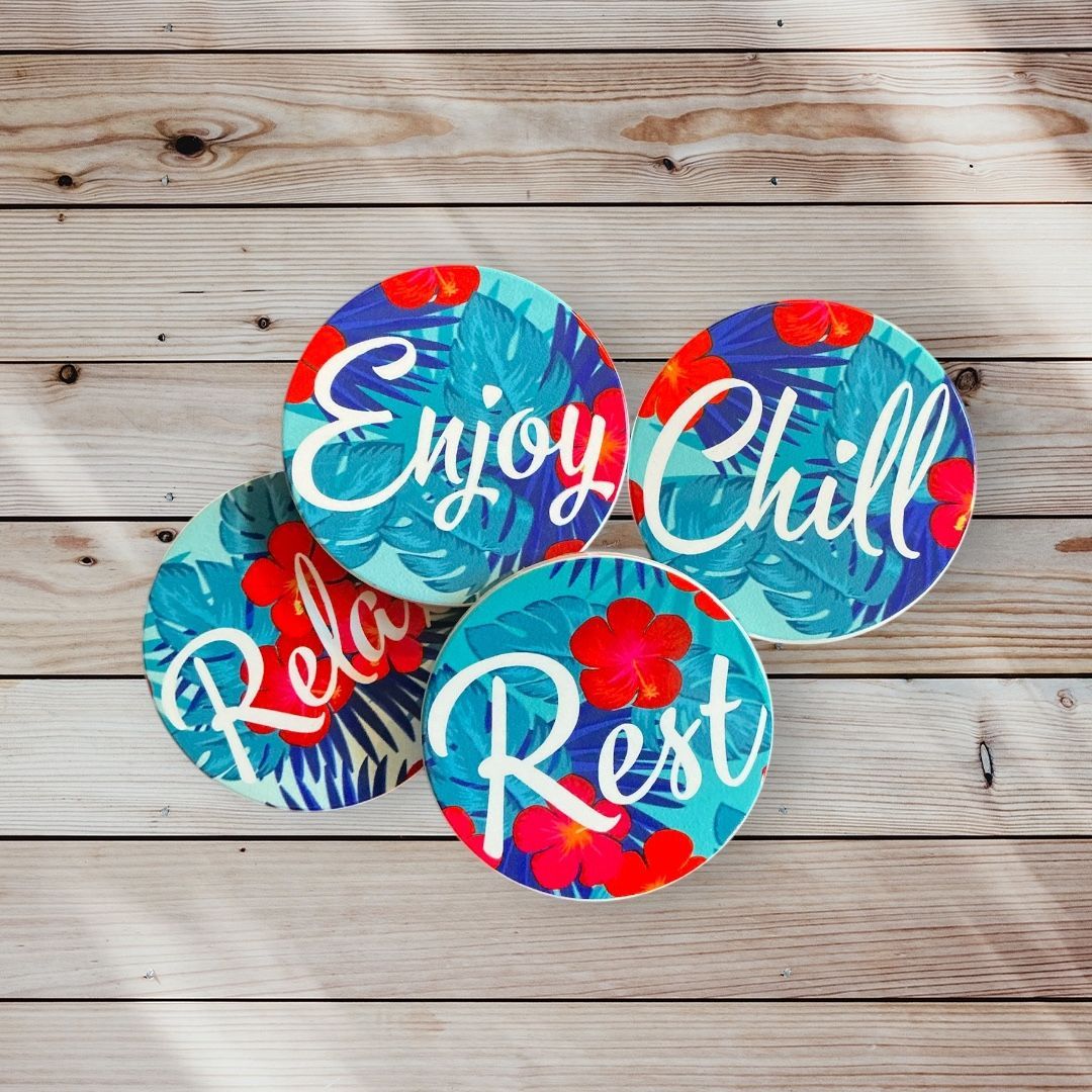 Tropical Coaster Set