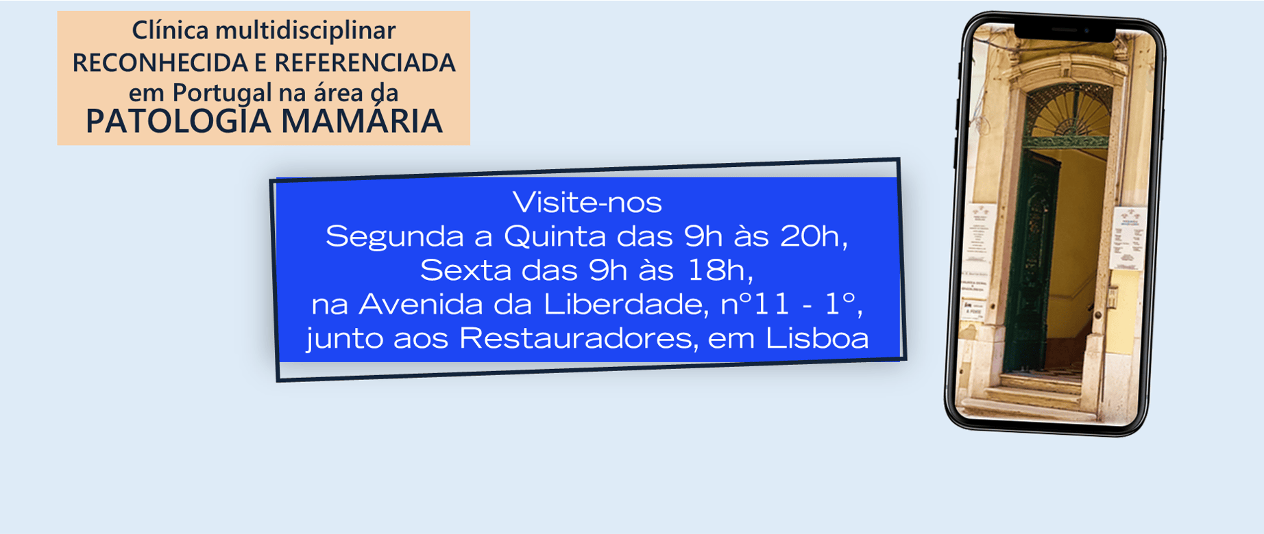 Clínica com uma matriz de diagnóstico Imagiológico reconhecida e referenciada em Portugal na área da Patologia Mamária, multidisciplinar, desenvolvendo também a sua actividade nas diferentes valências médicas e cirúrgicas no ambulatório