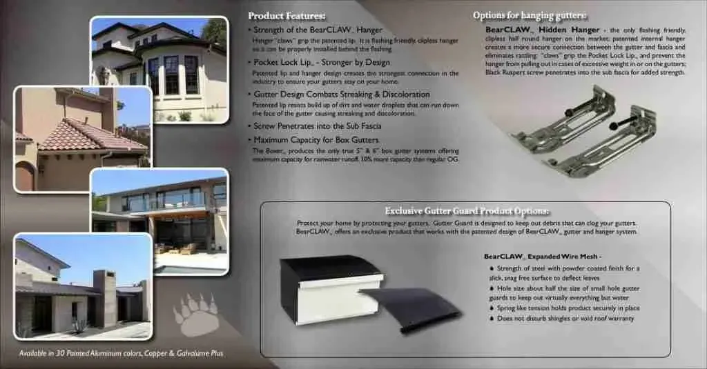 A brochure with a picture of a house on it