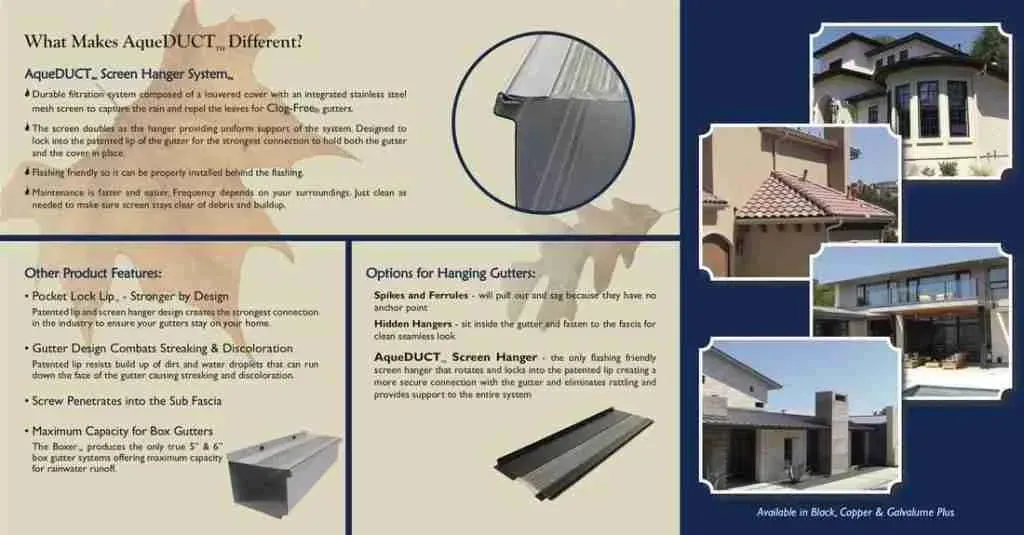 A brochure with a picture of a house on it
