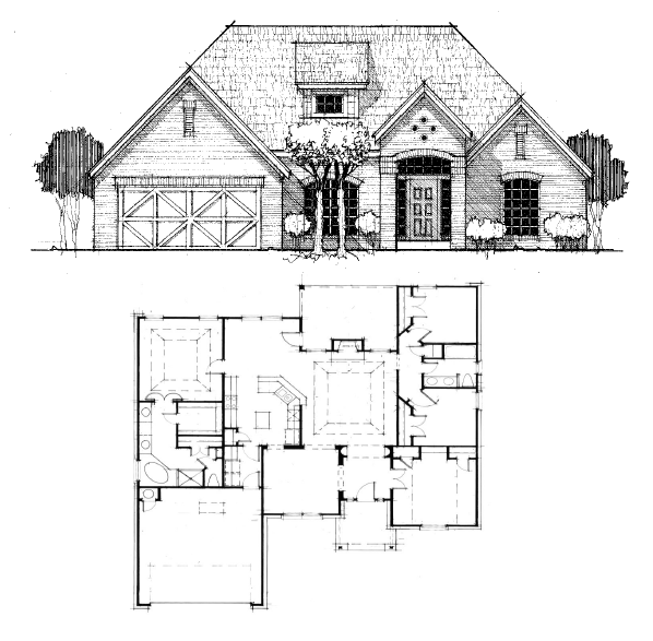 The Monticello - floor plan