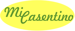 Logo ovale giallo con scritta verde 