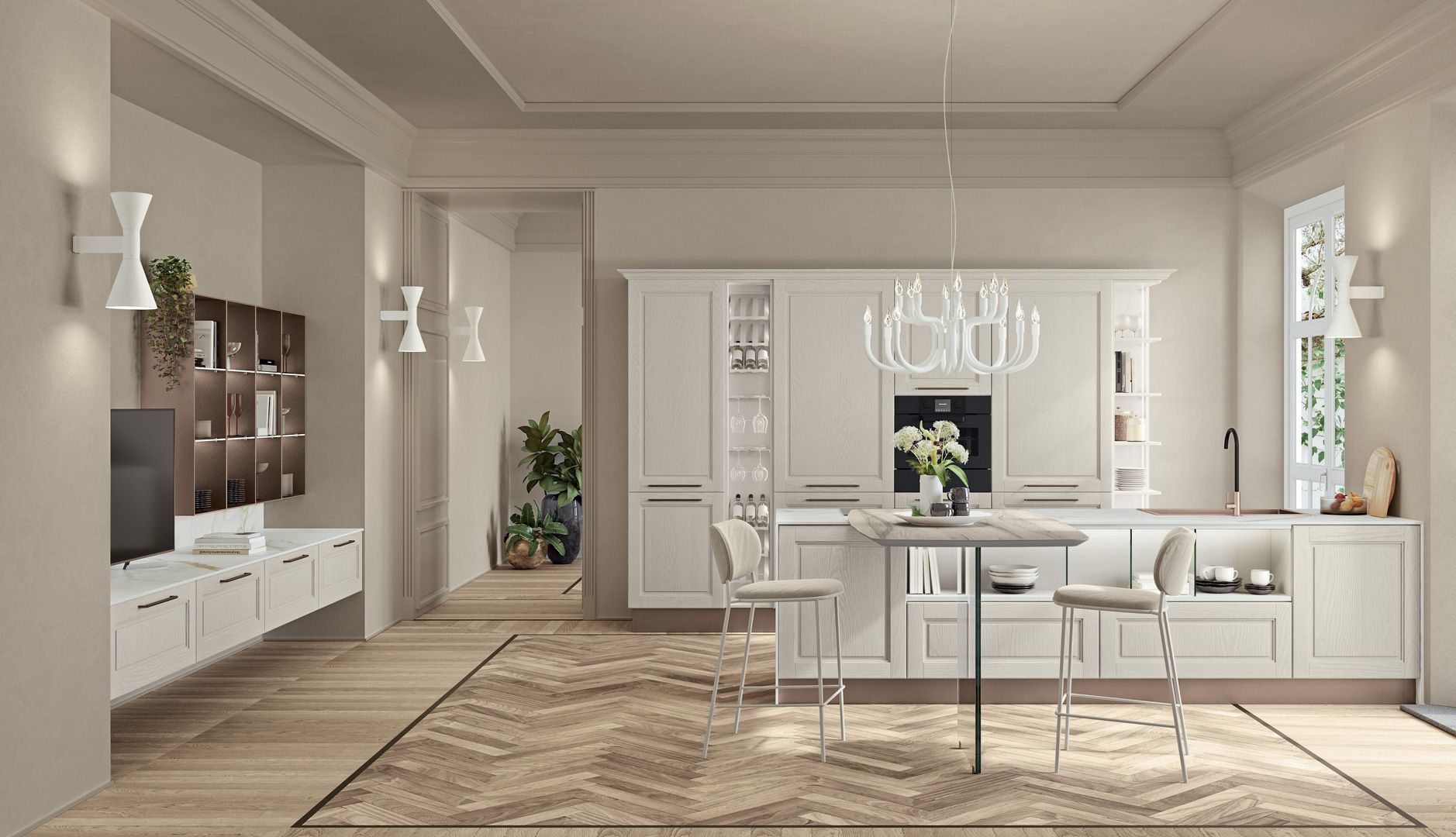 Agnese Style cucina classica contemporanea LUBE