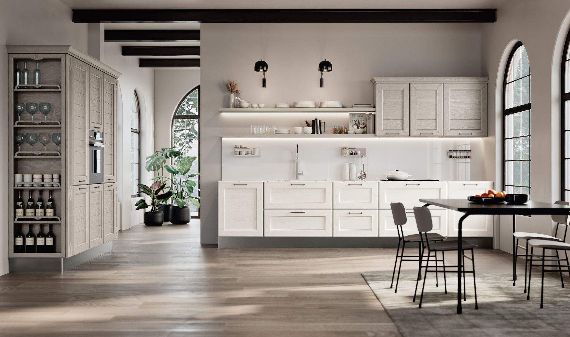 Claudia cucina classica contemporanea LUBE