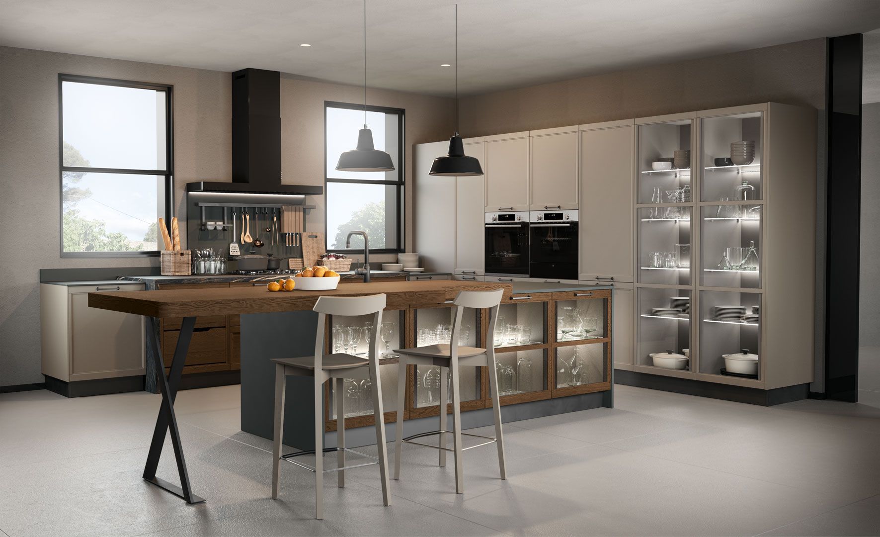 Flavour cucina classica contemporanea LUBE