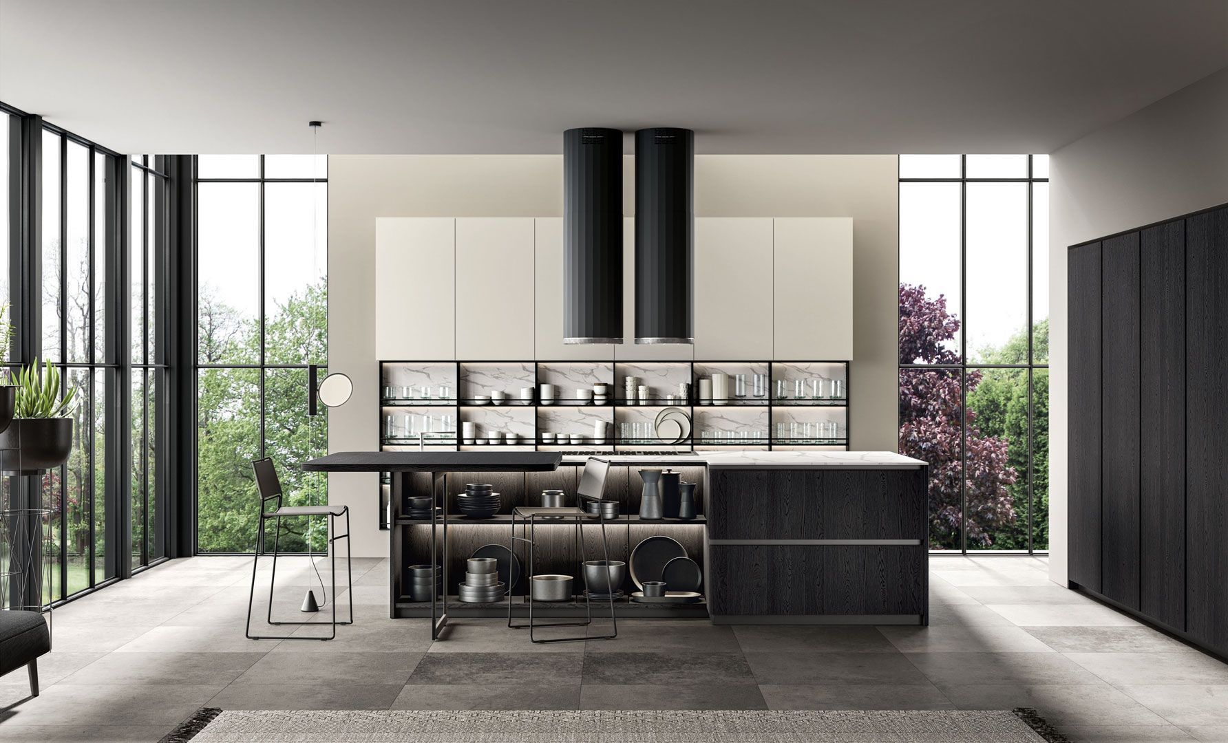 Immagina Wood - cucina moderna lube