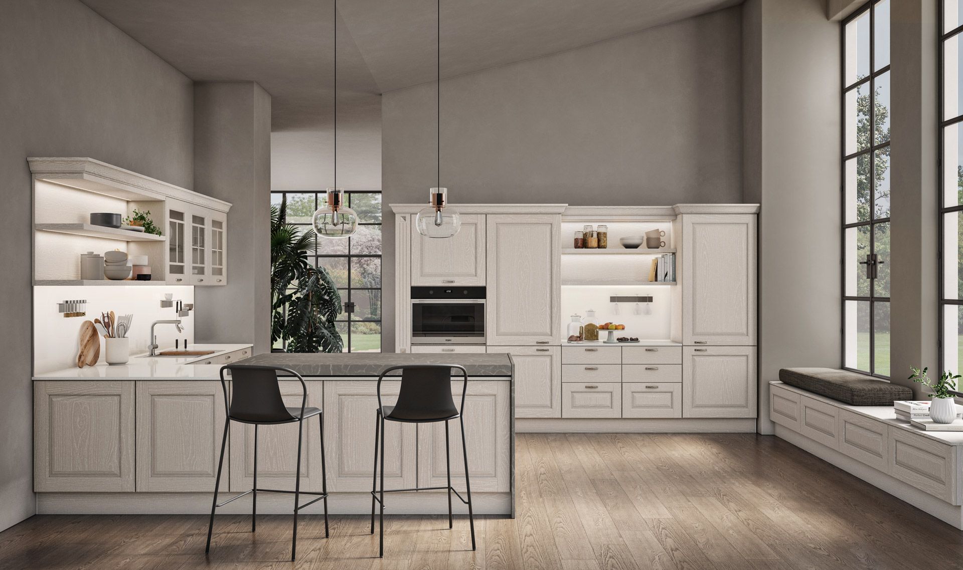 Laura cucina classica contemporanea LUBE