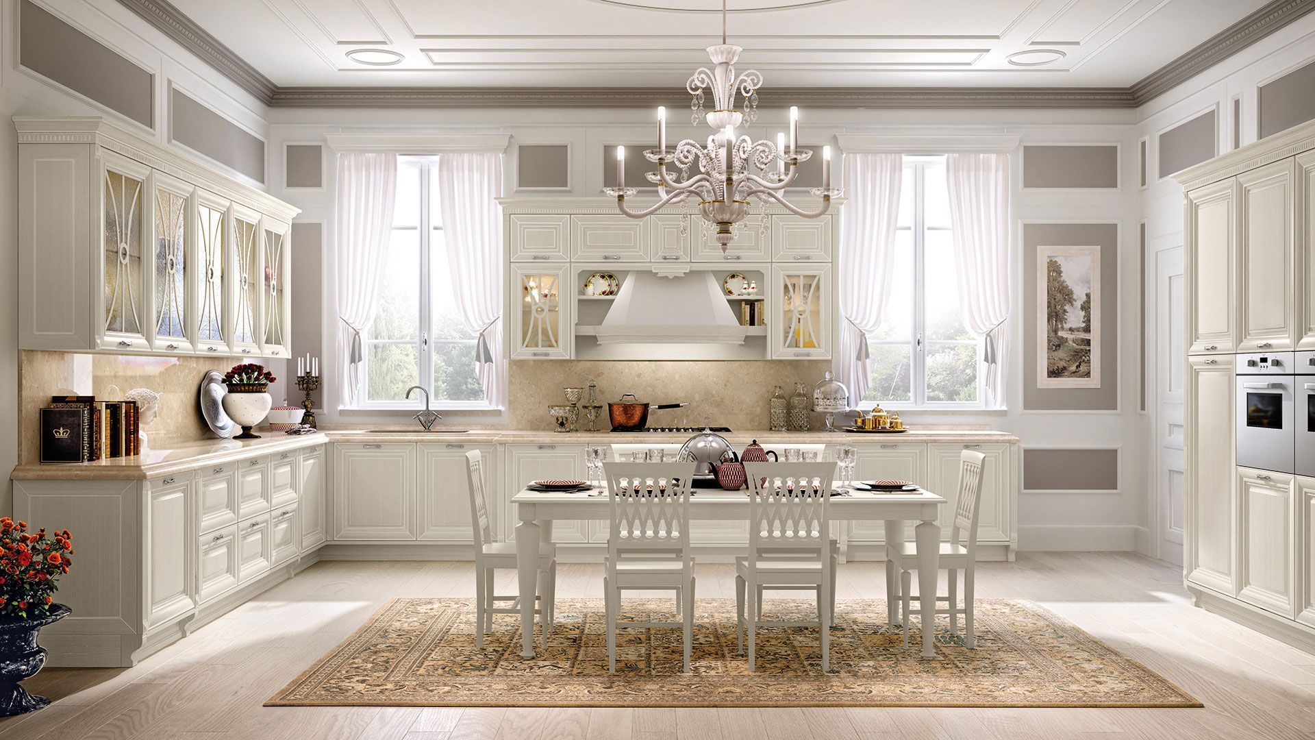 Pantheon cucina classica contemporanea LUBE