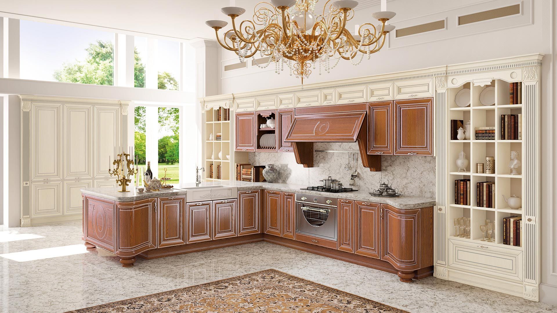 Pantheon cucina classica contemporanea LUBE