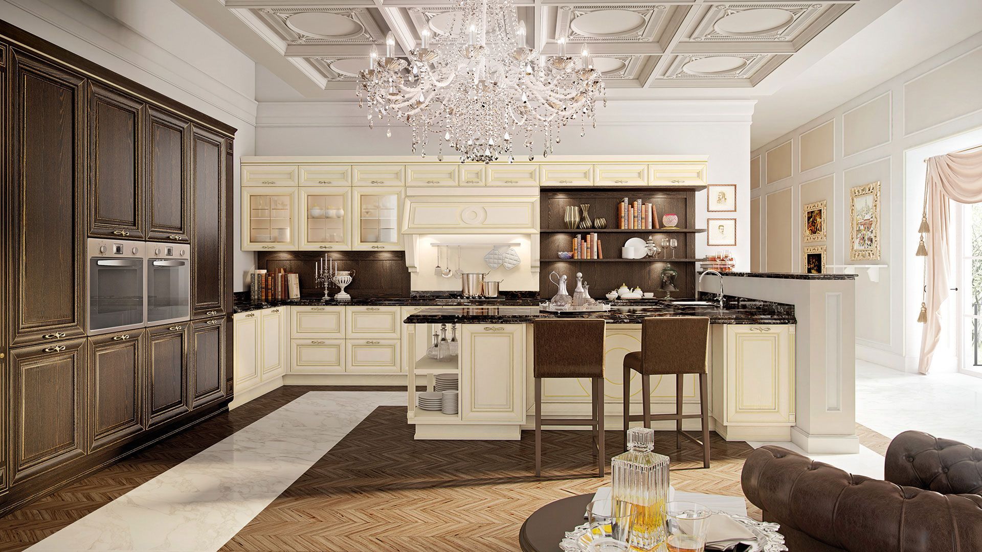 Pantheon cucina classica contemporanea LUBE