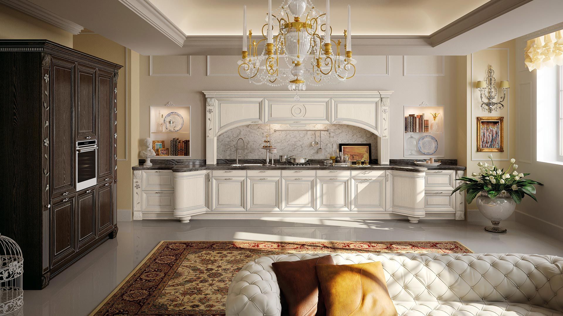 Pantheon cucina classica contemporanea LUBE