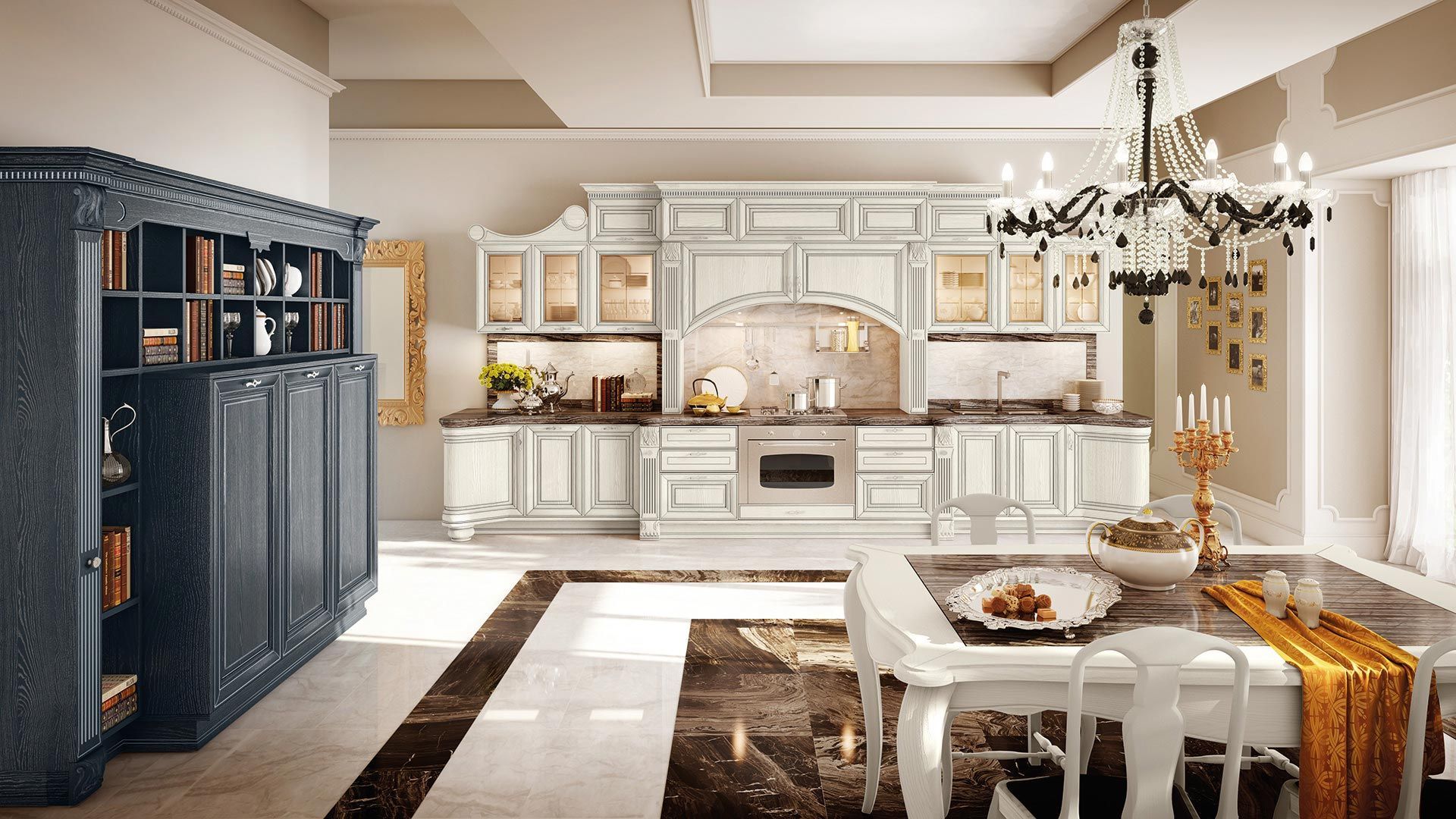 Pantheon cucina classica contemporanea LUBE